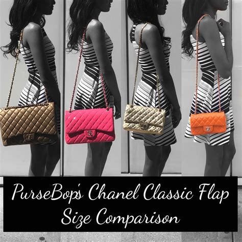 chanel classic 25cm|Chanel Classic Flap Size Comparison .